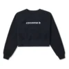 Felpa con cappuccio in pile con logo “Black”