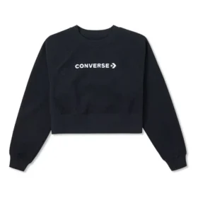 Felpa con cappuccio in pile con logo “Black”