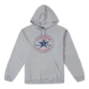 Felpa con cappuccio in pile Go-To All Star Patch Standard-Fit Taglie asiatiche “Grigio”