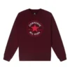 Felpa con cappuccio in pile Go-To Chuck Taylor All Star Patch Standard-Fit Taglie asiatiche “Burgundy”