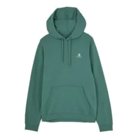 Felpa con cappuccio in pile Go-To con motivo a stella e chevron ricamati, vestibilità standard, taglie asiatiche “Verde” Felpa con cappuccio in pile Go-To con motivo a stella e chevron ricamati, vestibilità standard, taglie asiatiche “Verde”