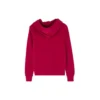 Felpa con cappuccio Love the Progress Print Taglie asiatiche “Rosso”