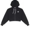 Felpa con cappuccio Retro Chuck taglie asiatiche “Nero”