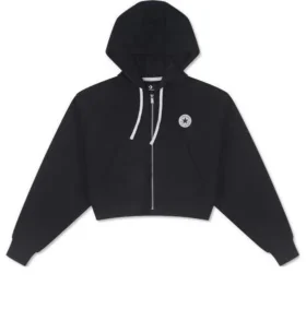 Felpa con cappuccio Retro Chuck taglie asiatiche “Nero”