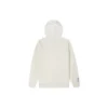 Felpa con cappuccio riciclata Peace & Unity Taglie asiatiche “Egret”