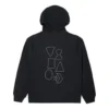 Felpa con cappuccio Shapes Graphic Bubble Taglie asiatiche “Nero”