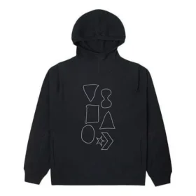 Felpa con cappuccio Shapes Graphic Bubble Taglie asiatiche “Nero”