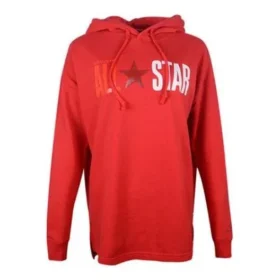 Felpa con cappuccio stampata Chuck Taylor All Star Taglie asiatiche “Rosso”