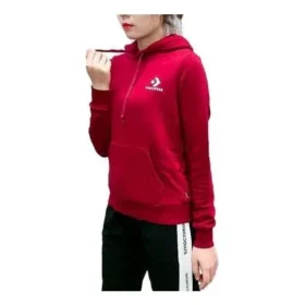 Felpa con cappuccio Star Chevron ricamata Taglie asiatiche “Rosso”