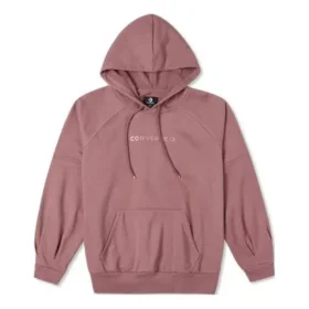 Felpa con cappuccio Twisted Knits Taglie asiatiche “Rosa”