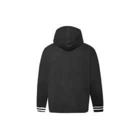 Felpa con cappuccio Twisted Varsity Taglie asiatiche “Nero”