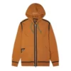 Felpa con cappuccio UTILITY FULL ZIP Taglie asiatiche “Dark Soba Brown”