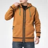 Felpa con cappuccio UTILITY FULL ZIP Taglie asiatiche “Dark Soba Brown”