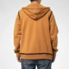 Felpa con cappuccio UTILITY FULL ZIP Taglie asiatiche “Dark Soba Brown”