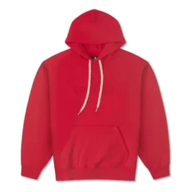 Felpa con cappuccio YOTD taglie asiatiche “Rosso”