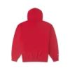 Felpa con cappuccio YOTD taglie asiatiche “Rosso”