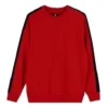 Felpa con collo a giro e bordino Asia Sizing “Red”