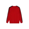 Felpa con collo a giro e bordino Asia Sizing “Red”