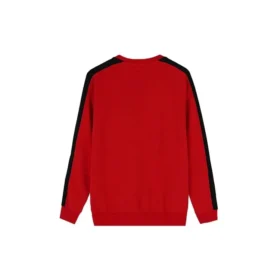 Felpa con collo a giro e bordino Asia Sizing “Red”