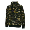 Felpa con collo a imbuto in pile polare Archive Camo Taglie asiatiche “Camo Green”