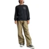 Felpa con collo rotondo Chuck Taylor All Star Winter Art Graphic taglie asiatiche “Black”