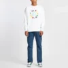 Felpa Converse x Golf Le Fleur Crew Taglie asiatiche “Bianco”