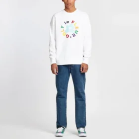 Felpa Converse x Golf Le Fleur Crew Taglie asiatiche “Bianco”