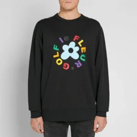 Felpa Converse x Golf Le Fleur Crew Taglie asiatiche “Black”