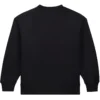 Felpa girocollo Gold Standard con cristalli Swarovski Taglie asiatiche “Nero”