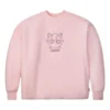 Felpa girocollo in sherpa Converse x Pokemon Jigglypuff Taglie asiatiche “Rosa”