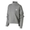 Felpa in maglia con collo alto Taglie asiatiche “Grigio”
