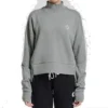 Felpa in maglia con collo alto Taglie asiatiche “Grigio”