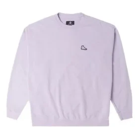 Felpa oversize con patch Sneakers Taglie asiatiche “Light Purple”