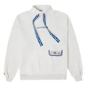 Felpa Tapesyt Crew Taglie asiatiche “Bianco”