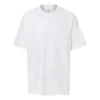 FW20 Basic Giacca a maniche corte con collo rotondo per coppia “White”