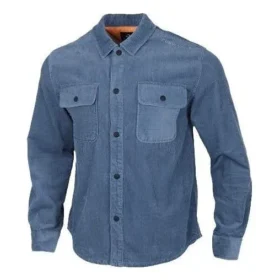 Giacca a camicia con spalline Taglie asiatiche “Lakeside Blue”