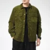 Giacca a maniche corte Taglie asiatiche “Verde oliva”