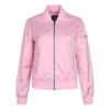 Giacca a maniche lunghe con collo alto Taglie asiatiche “Rosa”