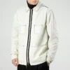 Giacca a maniche lunghe con tasche in tessuto Taglie asiatiche “Bianco”