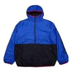Giacca a vento imbottita Taglie asiatiche “Blue Black”