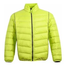 Giacca a vento leggera con collo alto Taglie asiatiche “Verde fluorescente”