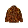 Giacca ampia con stampa leopardata retrò, modello per coppia, taglie asiatiche, “Marrone”