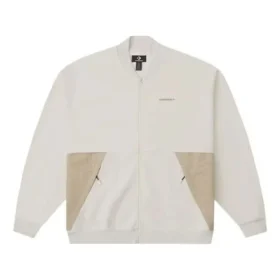 Giacca bomber con logo Taglie asiatiche “Beige”