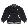 Giacca bomber da baseball imbottita RPC Taglie asiatiche “Black White”