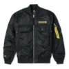 Giacca bomber Military Pack Ma-1 Taglie asiatiche “Black”