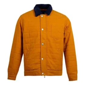 Giacca cargo casual retrò Converse da uomo Giallo