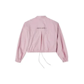 Giacca casual con logo piccolo Rosa Viola