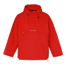 Giacca casual sportiva con cappuccio e mezza cerniera Converse x Kim Jones da uomo, rossa
