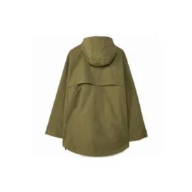 Giacca casual sportiva da uomo Converse x Kim Jones con cappuccio e mezza zip, verde militare