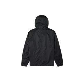Giacca con cappuccio casual retrò in stile coppia, nera